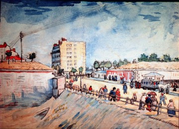 ヴィンセント・ヴァン・ゴッホ Painting - パリ城壁の門 フィンセント・ファン・ゴッホ